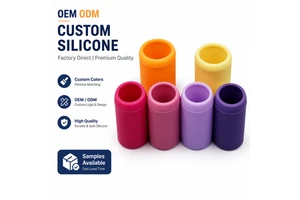 OEM ODM Custom Silicone Protective Cover Manufacturer Soft Rubber Sleeve For Bottles Tools And Small Devices Parts