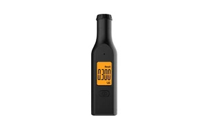 2025 New Rechargeable Breath Alcohol Breathalyzer Tester AT-928 Black CE RoHS Certified 0.000-1.990 BAC