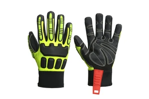 Heat Resistant Gloves Tough Exterior Shield Hands From Sparks Flames and Hot Surfaces in Welding and Foundry Operations