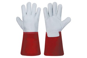 Heat-Resistant Welding Gloves for Stick, Tig, and Mig Welding with Leather Construction