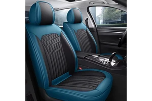LC Burgundy Delicate Waterproof Breathable Soft Eco-friendly Nappa Leather Mazda Compatible Universal Fit Car Seat Covers