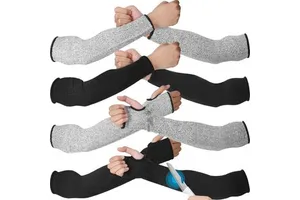 Level 5 Protection Safety Protective Anti Cut Resistant Arm Protection Forearm Sleeves for Work