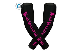 OEM Customized logo Design Football Arm Sleeve Youth Elbow Support Protective Arm Sleeves With Grip Padding