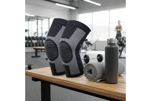 Compression High Elastic Nylon Knee Brace Breathable Workout Gym Knee Sleeves Protective Knee Support