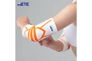 Professional Sports Protective Gear Breathable Spandex Nylon Ergonomic Lightweight Tennis Elbow Compression Sleeve Pull-On