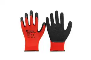 CHAUNGYING Men's Work Gloves Anti-Static Latex Mechanic Worker Gloves Nylon Lining Construction Welding Size XL Free Sample