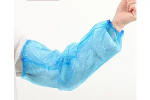 Men's and Women's Disposable Protective Sleeve Thickened and Lengthened PE Material Waterproof and Oil-Proof