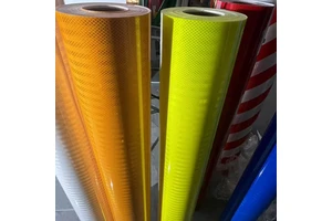 High Quality Custom Logo High Visibility Reflective Sheeting Colored Reflective Material for Warning