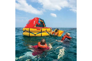 10-12 Person Marine Throwing Self Righting Inflatable Life Raft