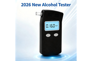 Digital Alcohol Tester Breathalyzer Portable Alcohol Meter Semiconductor Sensor Alcohol Detector CE Certified for Car Drivers