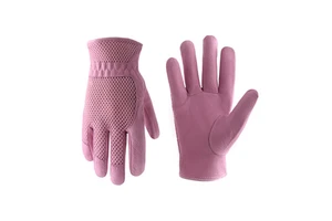 Factory Safety Sheepskin Leather Vintage Outdoor Daily Gardening Working Welding Gloves Touchscreen Breathable Unisex