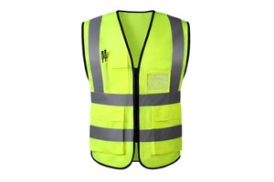 Reflective Safety Clothing, Sanitation Workers' Road Construction Safety Vest, Safety Belt Pocket Vest