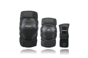Customized Hard Shell Polyester & Cotton Knee & Elbow Pads Hand Guards Custom Logo EVA Plastic Outdoor Skating Protective Gear