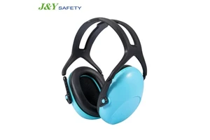 Safety Custom CE EN352-1 SNR 29dB Soundproof Noise Reduction Shooting Noise Cancelling Earmuffs OEM J&Y EM-7008 Reusable