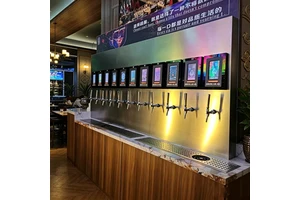 Contactless Payment Smart Beer Wall With Remote Inventory Monitoring For Bar Owners Self Service Beer Machine