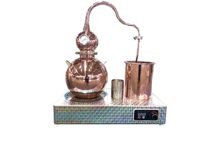 Movable Household Distiller Copper Still Alcohol Distiller Equipment For Moonshine Stills
