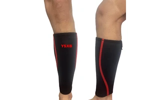 5mm Neoprene Sports Protective Gear Athletics Shin Guard Calf Sleeves for Training Team Sports Running