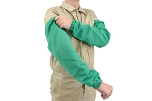 JNM SAFETY FR Drilled Cotton Fire Flame Retardant Heat-Resistant Abrasion-Resistant Welding Arm Breathable Guard Sleeves