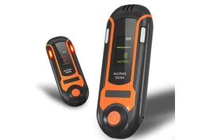 Breathalyzer Professional Alcohol Tester Digital LCD Display With 0~200mg/ml Range And Semiconductor Sensor