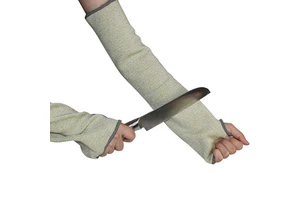 Custom Cut Resistant Arm Sleeves with Thumb Hole Protective Anti-Cut Sleeves for Gardening, Welding, Kitchen, and Pet Biting