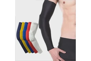 Sports Pressure Honeycomb Anti-collision Arm Protector Basketball Riding Protective Gear Fall Prevention Sleeve