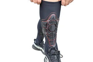 Compression Sleeve D3O Material Protective Pad Skate Knee and Shin Protection Football Flexible Shin Pad