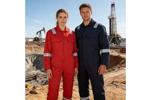 Fire Resistant Workwear Uniform Safety Clothing Flame Retardant Reflective Hi Vis Mining Oilfield Work Wear Aramid FR Coveralls