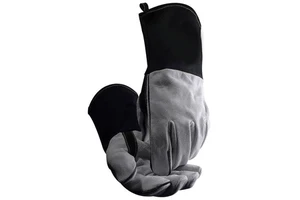 Leather Durable Flexible Welding Gloves for Stick/TIG/MIG/BBQ Use Heat/Fire Resistant Waterproof & Touchscreen Anti-Chemical