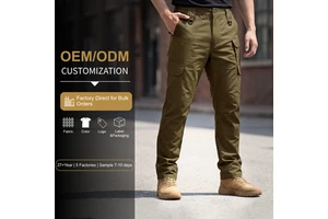 Wholesale Ripstop Tactical Cargo Pants Multi Pocket Workwear OEM ODM