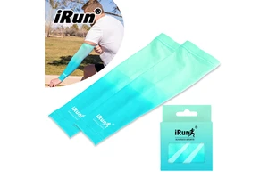 IRun Running Cycling Ice Silk Cool Arm Sleeve Compression Protective Sports Arm Sleeves Custom Football Baseball Arm Sleeves