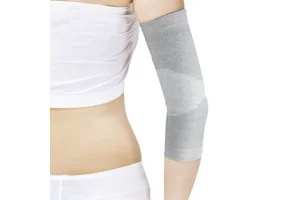 Men Women Bamboo Charcoal Arm Compression Elbow Support Sleeve with Protection Breathable & Anti-Bacterial for General Sports