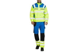 Wholesale High Quality Hi Visibility Protective Workwear Uniform Industrial Multi-Function Soft Comfortable Long Sleeve Quick