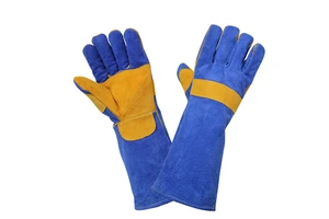 Custom Waterproof Split Tig Cowhide Welder Work Construction Welding Safety Gloves