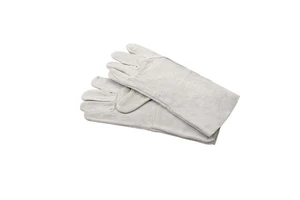 Factory Industrial Safety Flame Retardant Cowhide Leather Natural Monolayer Welding Custom Gloves