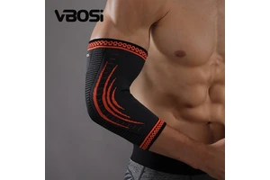 VBOSi 6037 Unisex Adjustable Breathable Nylon Elastic Elbow Sleeve Brace Customized Label Wholesale Medical Advanced Protection