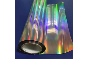 Holographic Printable Vinyl Laser PVC Holographic Self-Adhesive Vinyl Glossy Advertising Material For Outdoor Use