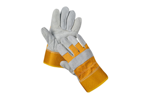 USA Direct Customized Anti-heat Hand Protective Hot Leather/Nylon Welding Safety Gloves Anti-Slip Flexible Breathable 28cm