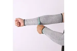 2025 Cut Resistant Level 5 HPPE Shell Knitted Hand Protect Long Sleeve CE Certified Anti-Slip