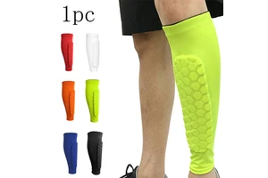 1 PC Honeycomb Soccer Shin Guards Football Shields Sports Legging Shinguards Leg Sleeves Protective Gear Shank Protector