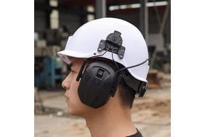 Professional Hearing Protector NRR 23dB SNR 31dB Bluetooth 5.3 Noise Cancelling Earmuffs ANSI EN352 Industrial Safety