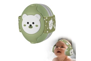 Custom Logo ASTM F963 Baby Safety Earmuffs 25dB SNR Adjustable Headband Noise Reduction for Infant Toddler Hearing Protection