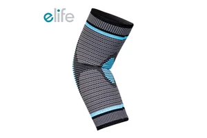 E-Life E-EL202 Customized Logo Elbow Brace Compression Elbow Guard Sleeves Arm Sports Epi-Knit Brace