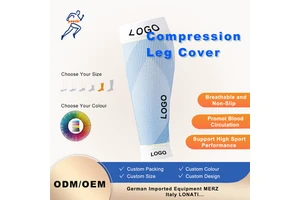 High Elastic 360N Grade 2 Compression Leg Sleeves Breathable Running Cycling Sports Leg Supports