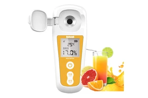 Handheld Nohawk BM-03S Auto Digital 0-55% Brix Meter Alcohol Whisky Tester Refractometer For Wine Making Beer Brewing