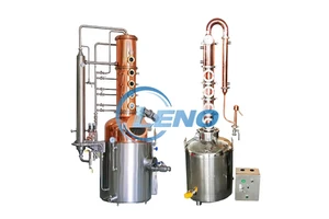100L-1000L Stainless Steel Distillation System Alcohol Distiller Tower Ethanol Still Machine
