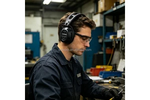 CE Certified 26dB Noise Reduction Bluetooth Electronic Earmuffs HiFi Sound Hearing Protector for Industrial Workshop Machinery