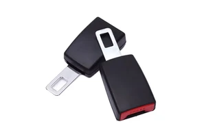 Auto Safety Belt Accessories Nylon Seat Belt Extender & Clip with 2 Points Buckle Comfortable & Convenient for All Sizes