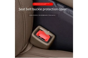 Universal Rear Seat Car Interior Modification Accessories: Safety Belt Socket Protector Base with Crash & Scratch Protection