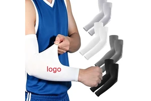 Arm Sleeves for Men Woman Custom Logo Cooling UV Sun Protection Sleeves to Cover Arms for Women Arm Sleeve Outdoor Sports
