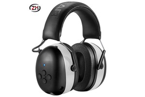 Bluetooth Hearing Protection NRR 25dB Noise Reduction CE Certified Foldable Earmuff Type-C Interface 1500mAh Rechargeable